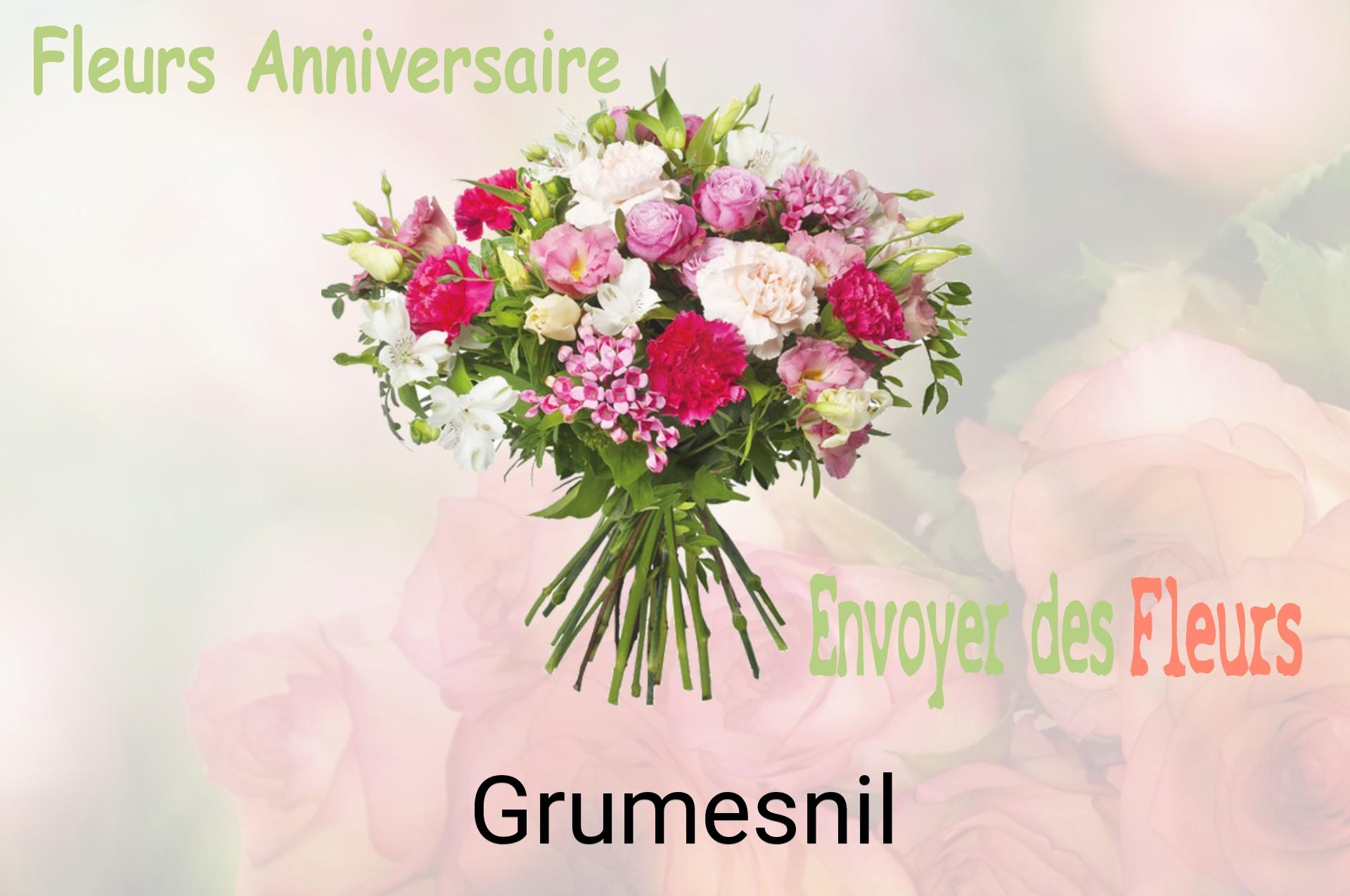 Bouquet de fleurs d’anniversaire livré à Grumesnil